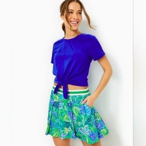 NWT- Lilly Pulitzer Silvana Skort in Botanical Green in a Flutter 🌿